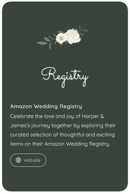 wedding gift registry