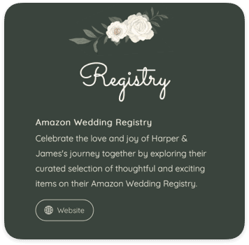 wedding gift registry