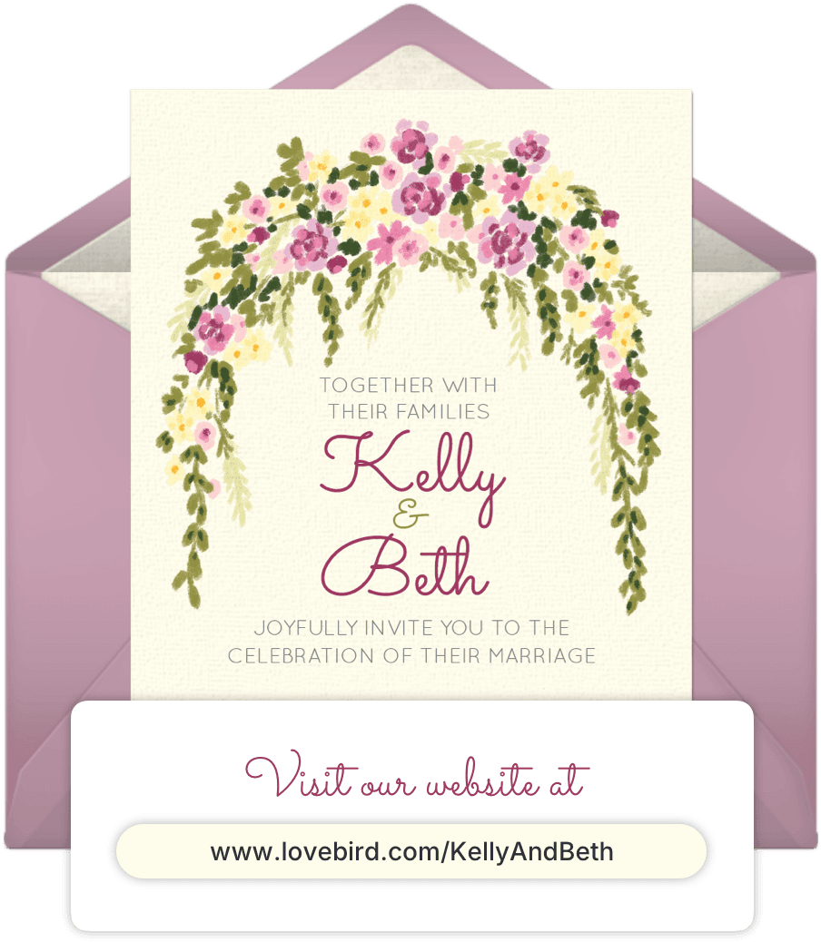 personalize invitation url